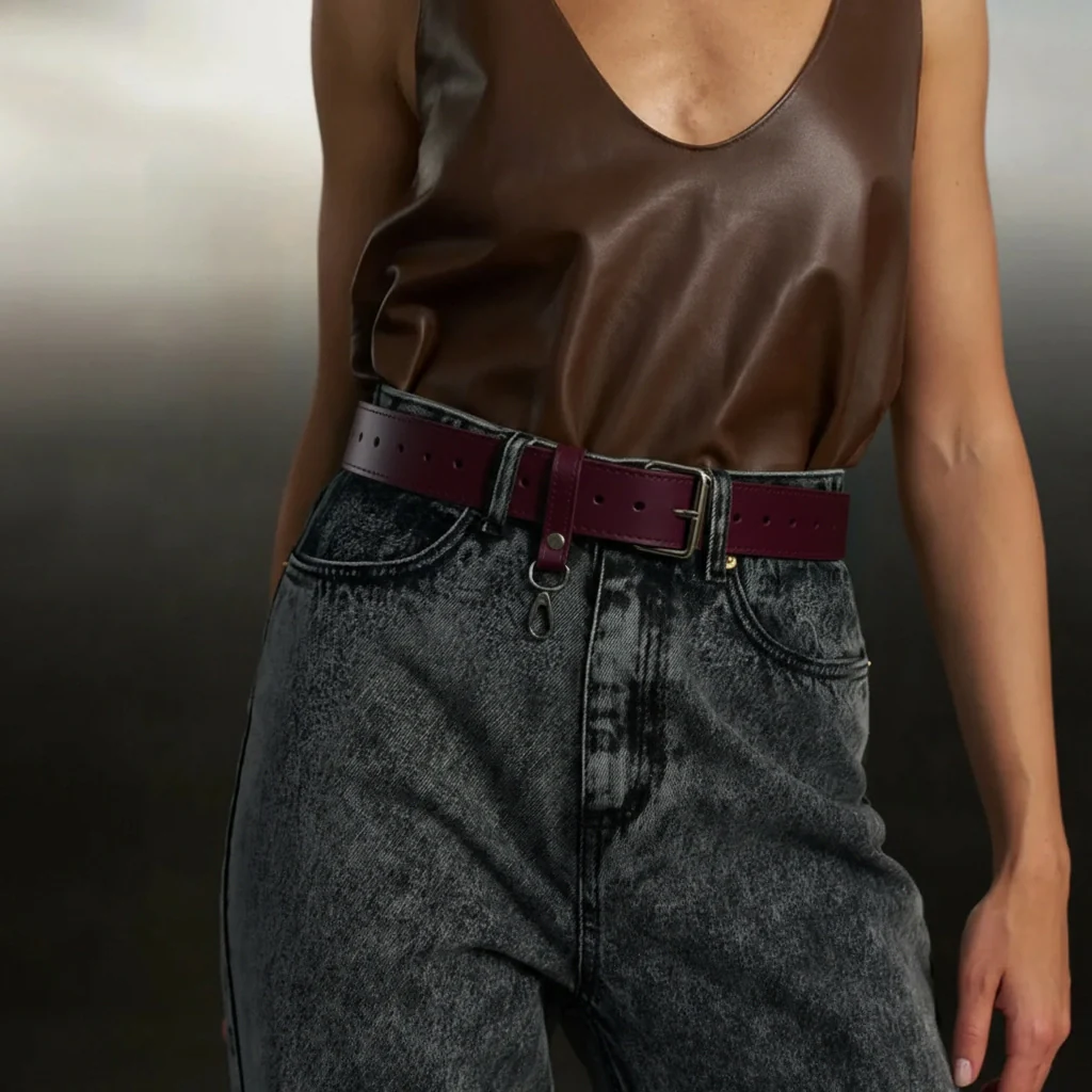 Leather Belt Cardi - Image 15