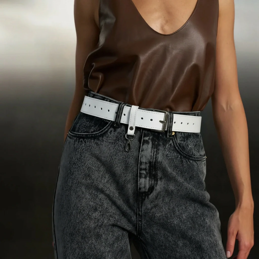Leather Belt Cardi - Image 16