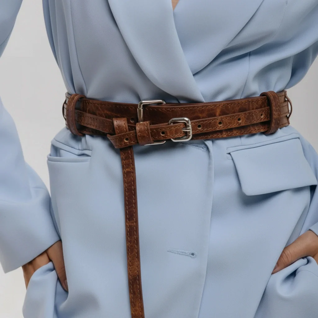 Designer Leather Belt BLOSSOM - Image 18