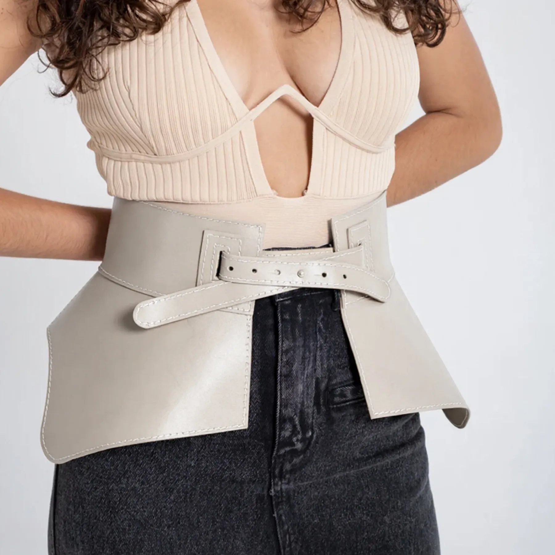 Leather Basque NOIRE - Image 14