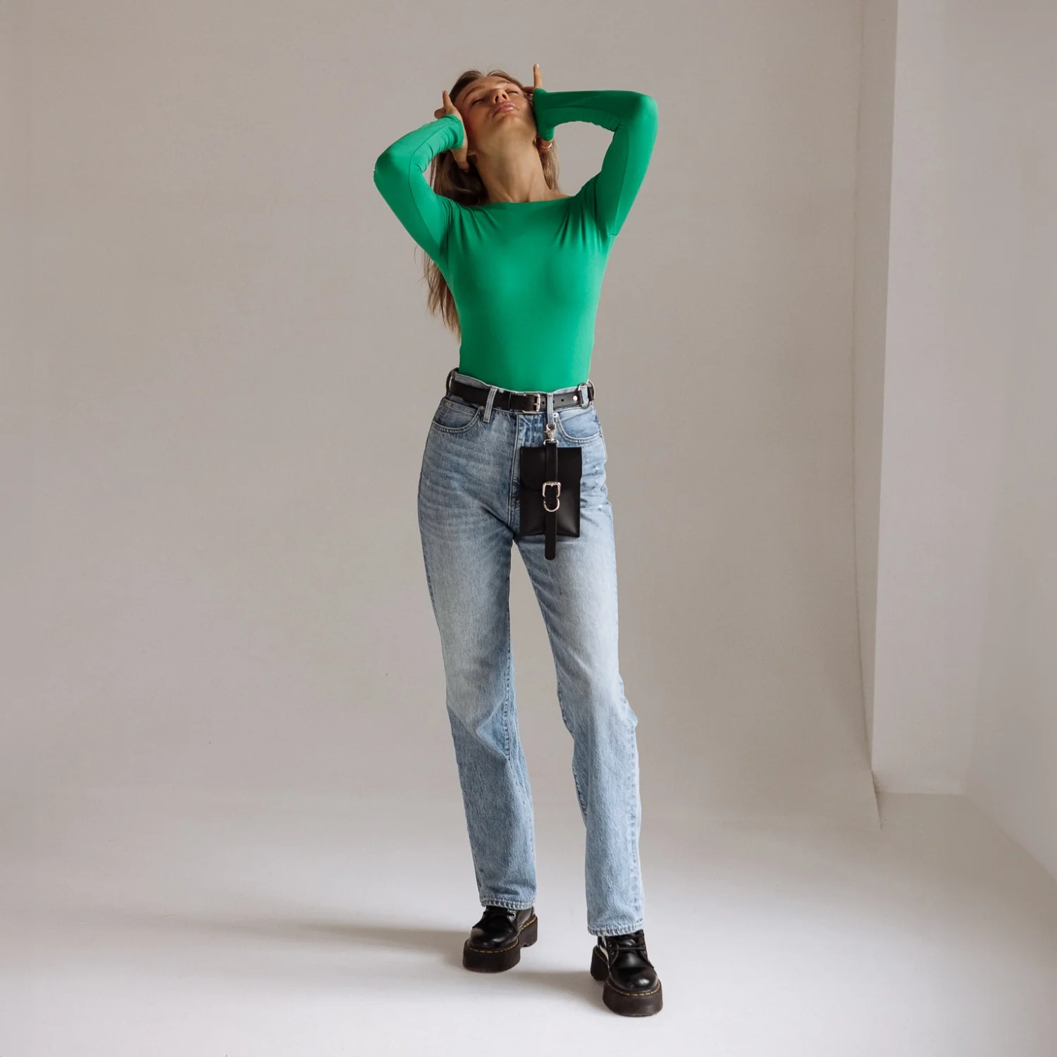 Leather Belt Bag VEL - Image 10