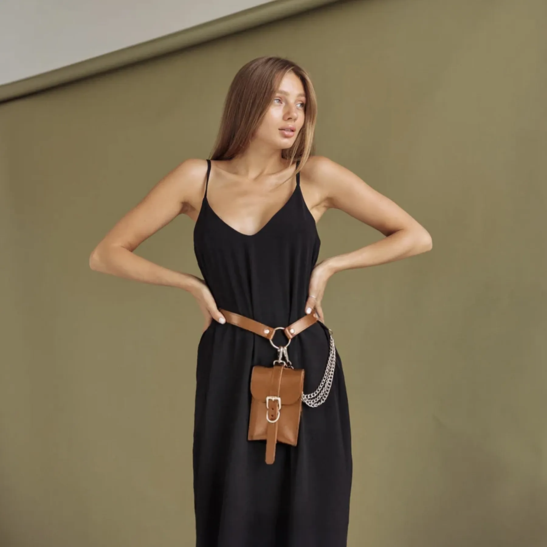 Leather Belt Bag VEL - Image 14