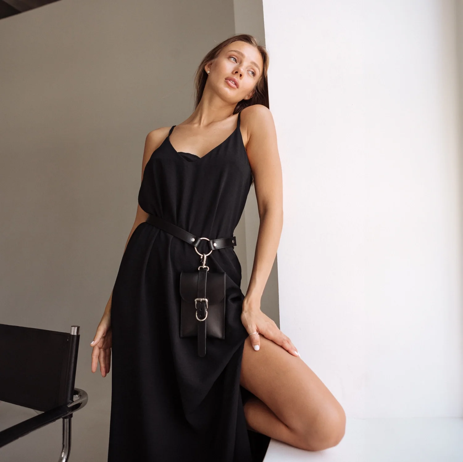 Leather Belt Bag VEL - Image 7