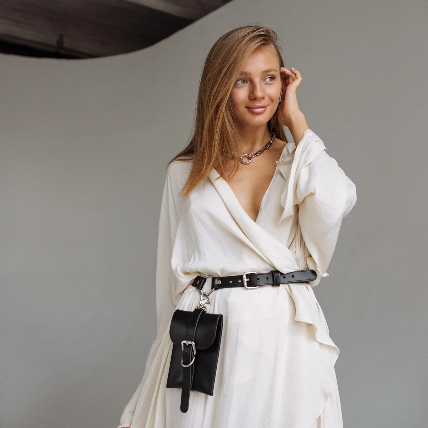 Leather Belt Bag VEL - Image 8