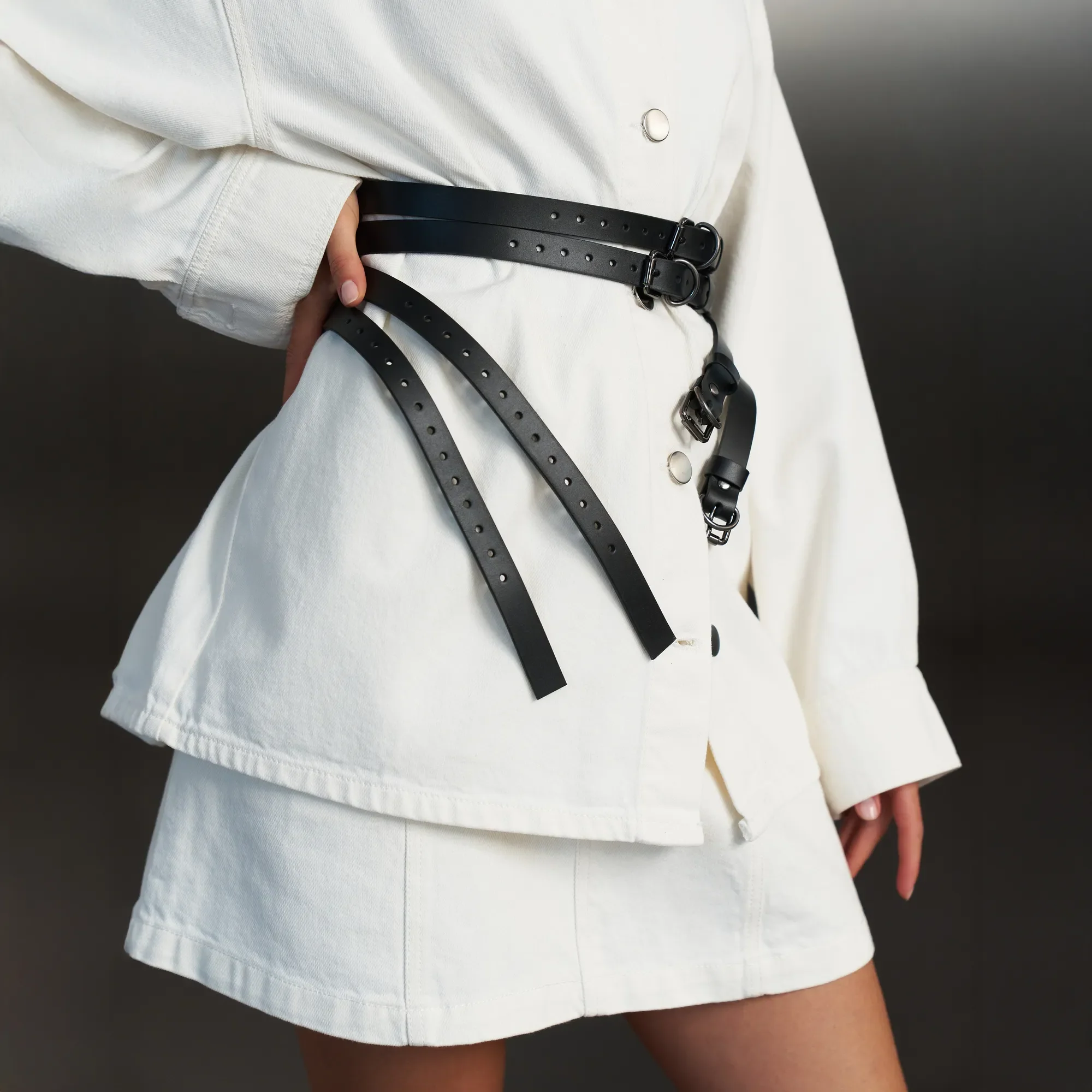 Leather Belt Trio - Image 11