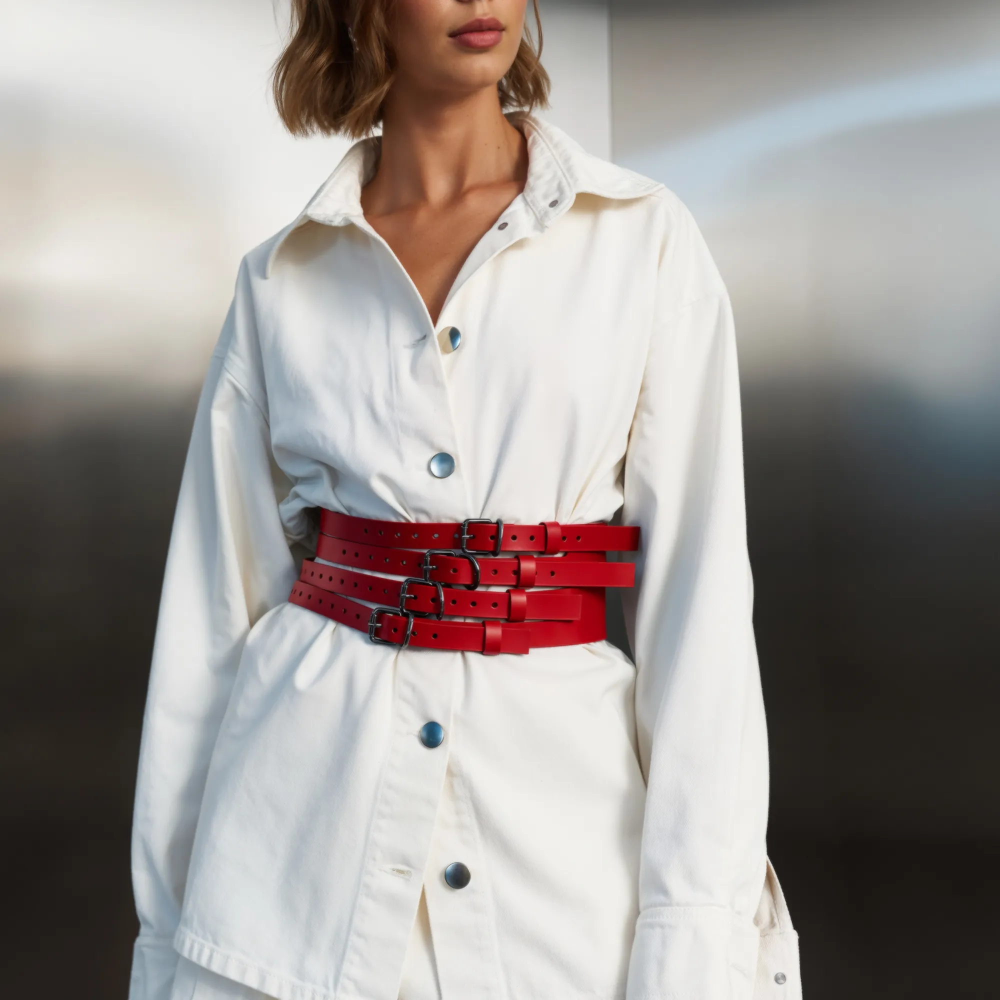 Leather Belt Trio - Image 9