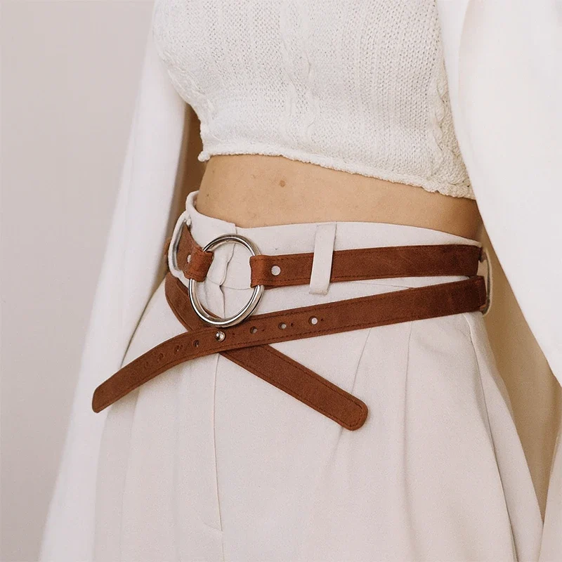 Leather Belt With Rings ELYSSARA - Image 15