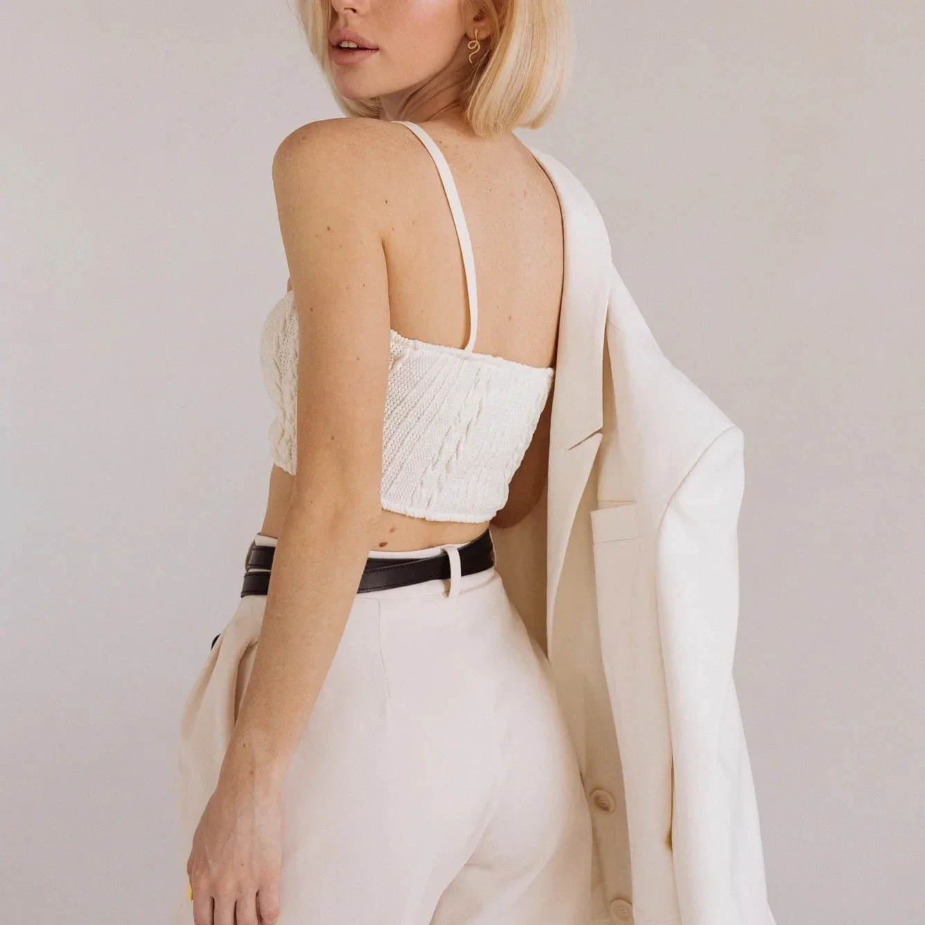 Leather Belt With Rings ELYSSARA - Image 8