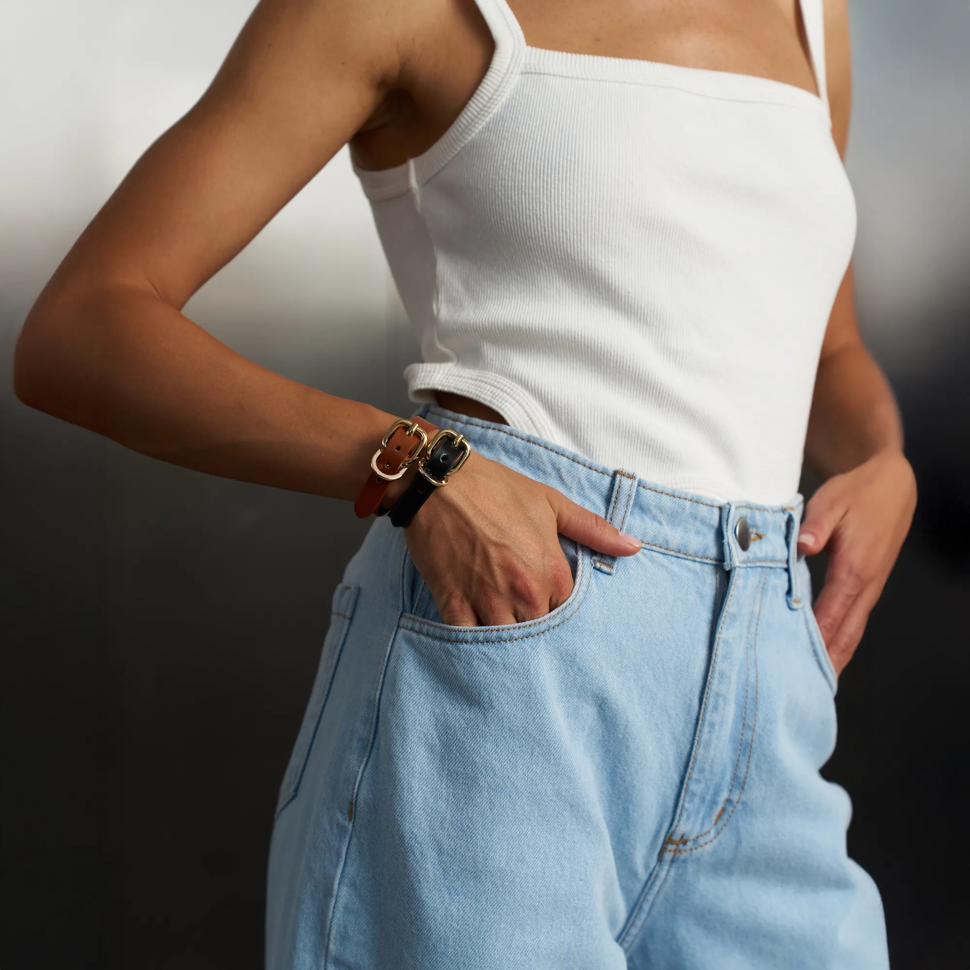 Leather Bracelet Twin