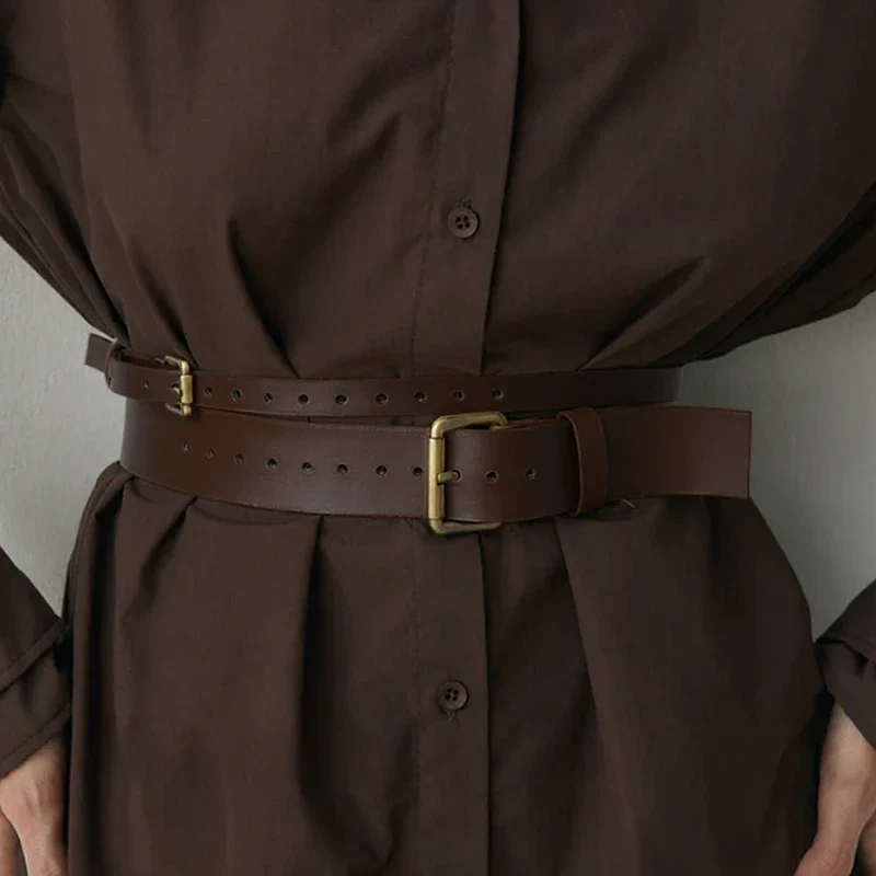 Leather Double Wrap Belt SERENA - Image 15