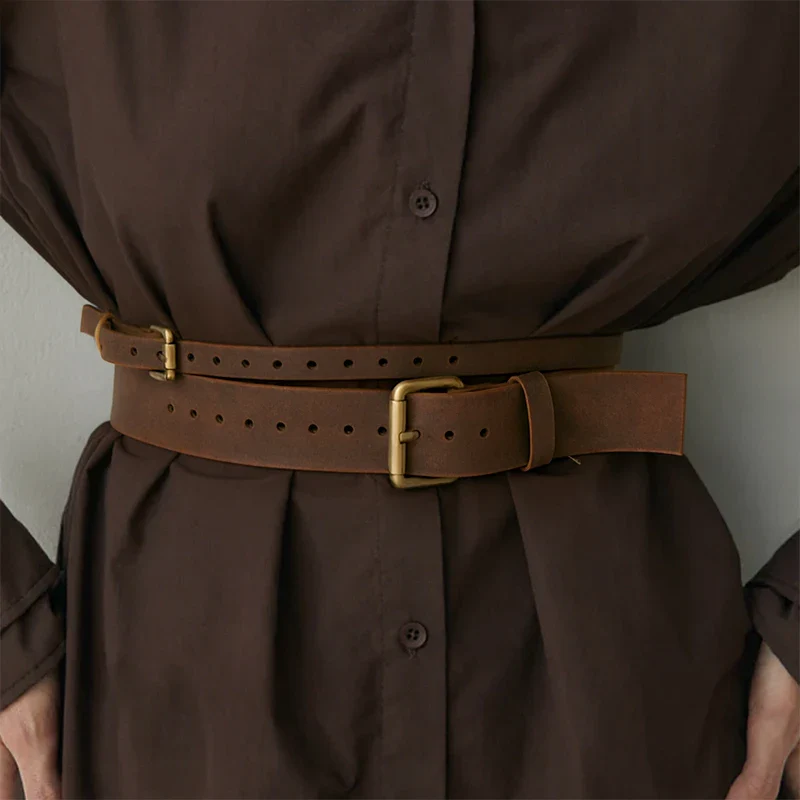 Leather Double Wrap Belt SERENA - Image 16
