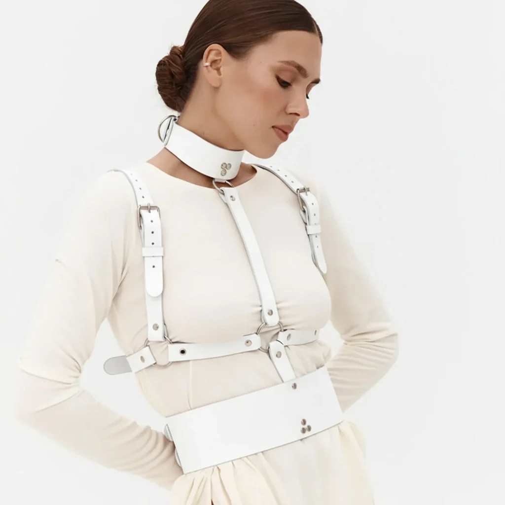 Leather Harness Corset HELIOS - Image 14
