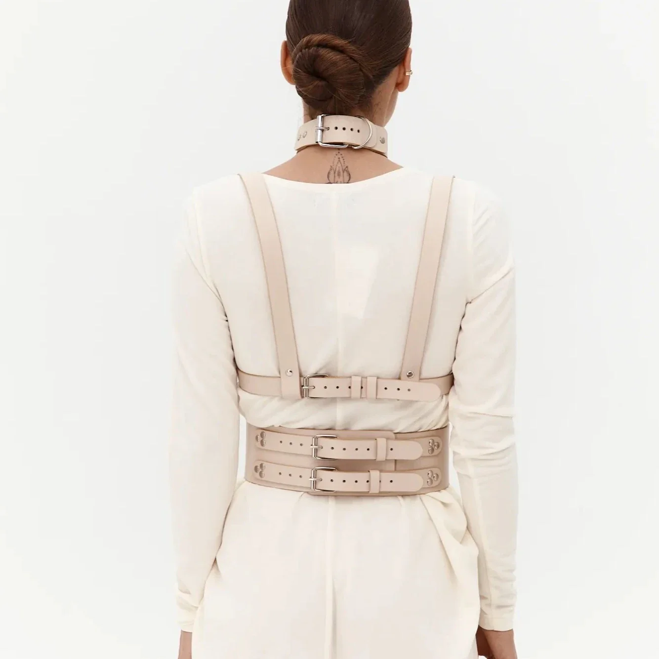 Leather Harness Corset HELIOS - Image 6