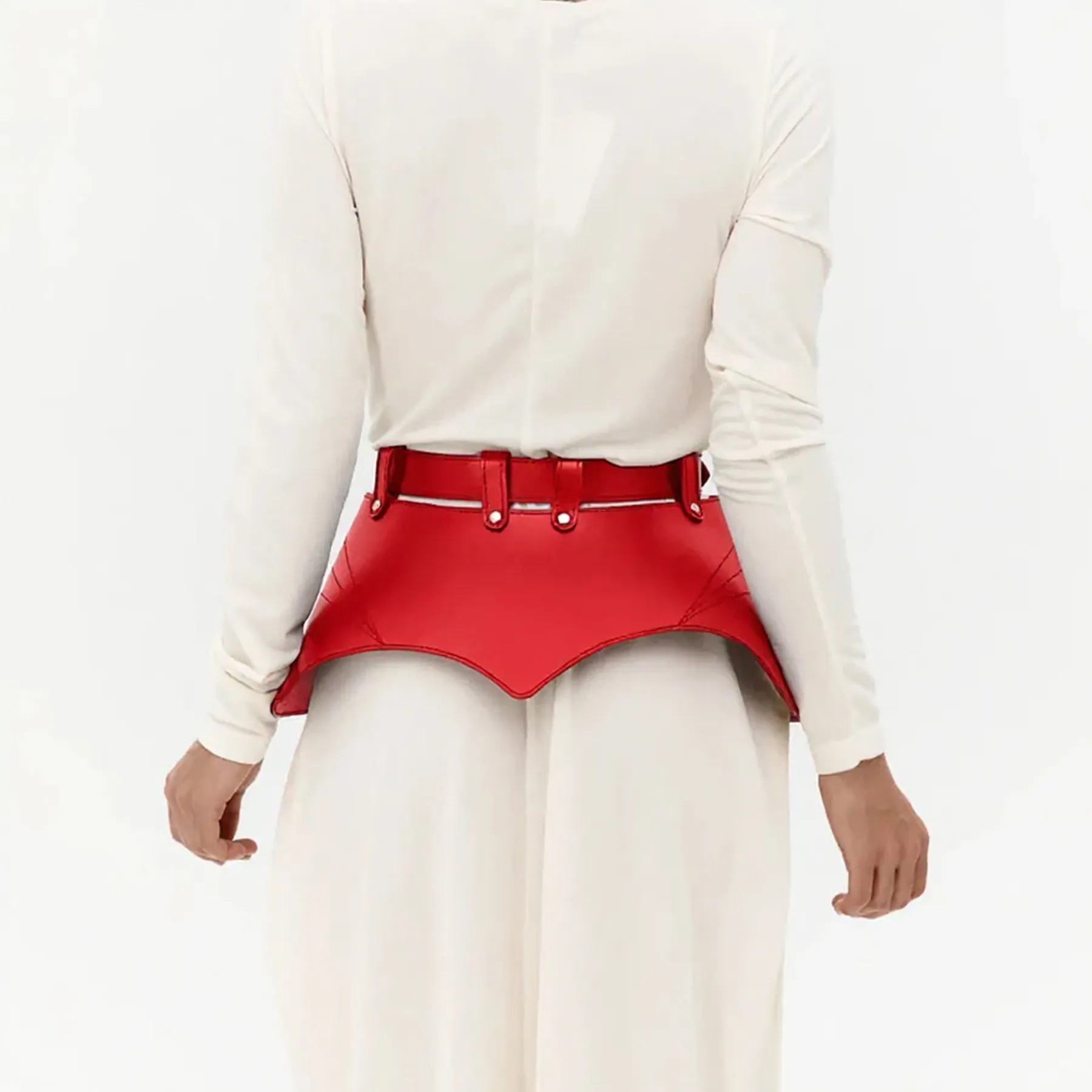 Leather Peplum Belt ATHENA - Image 11