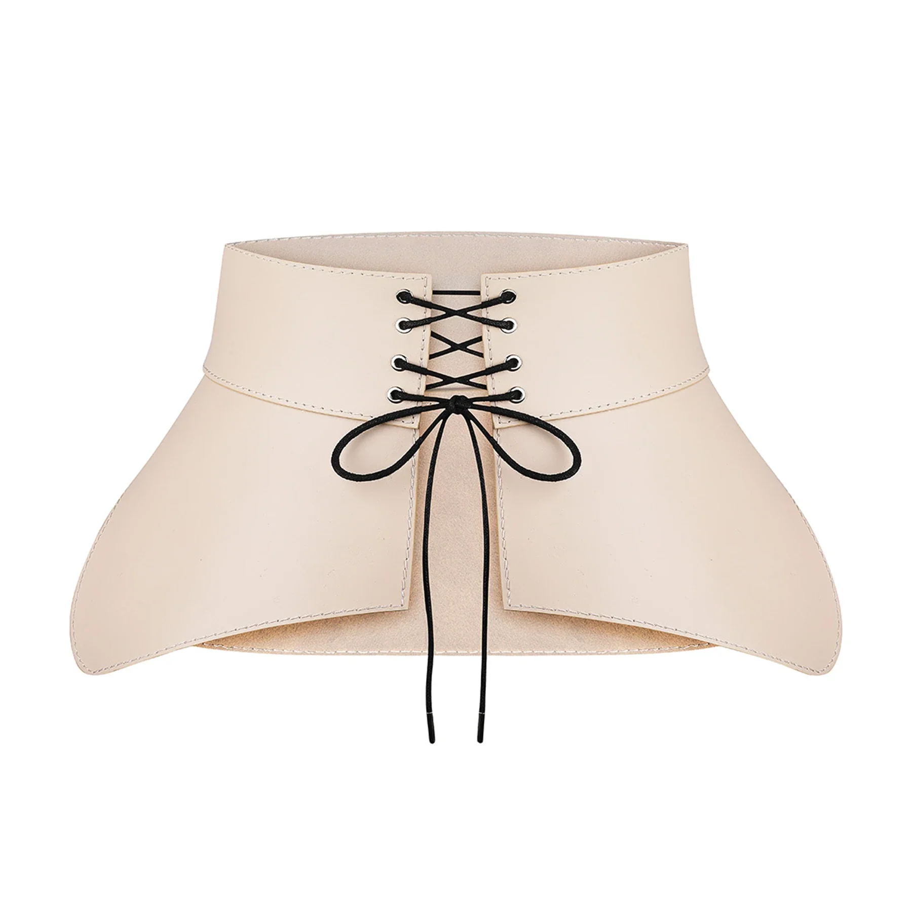 Leather Peplum Belt CELESTE - Image 16