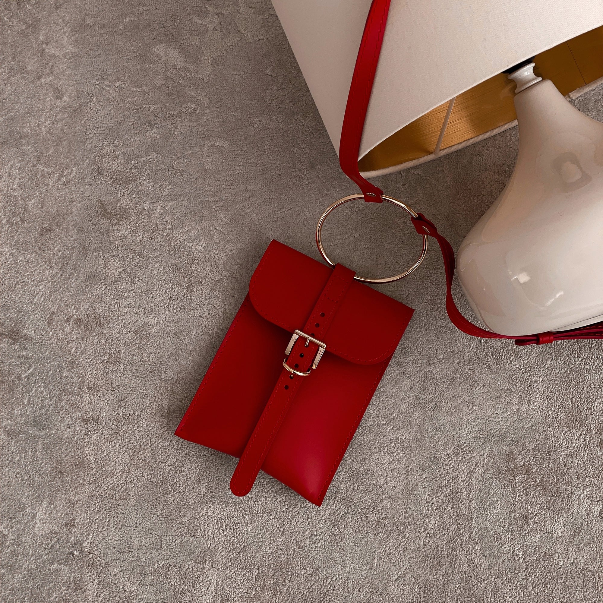 Leather Ring Sling Bag ALTA - Image 3