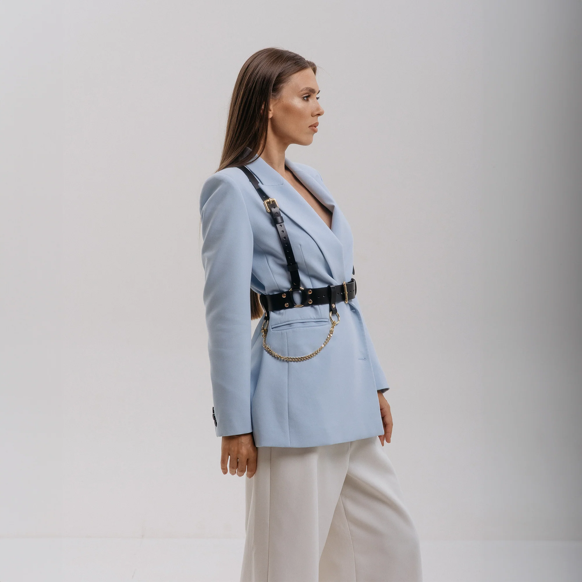 Leather Suspender Harness ANNA - Image 3