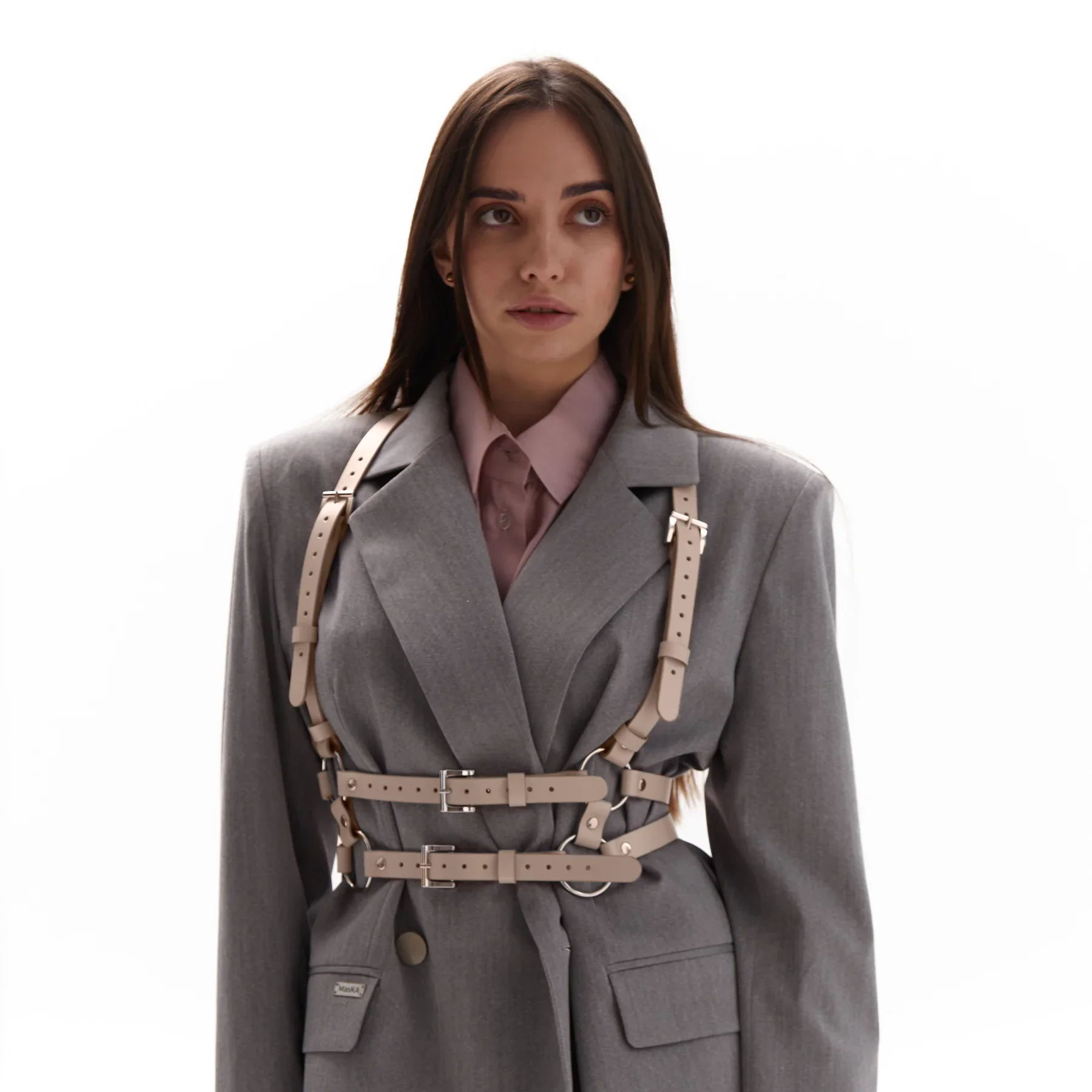 Leather Suspender Harness DOUBLE - Image 13