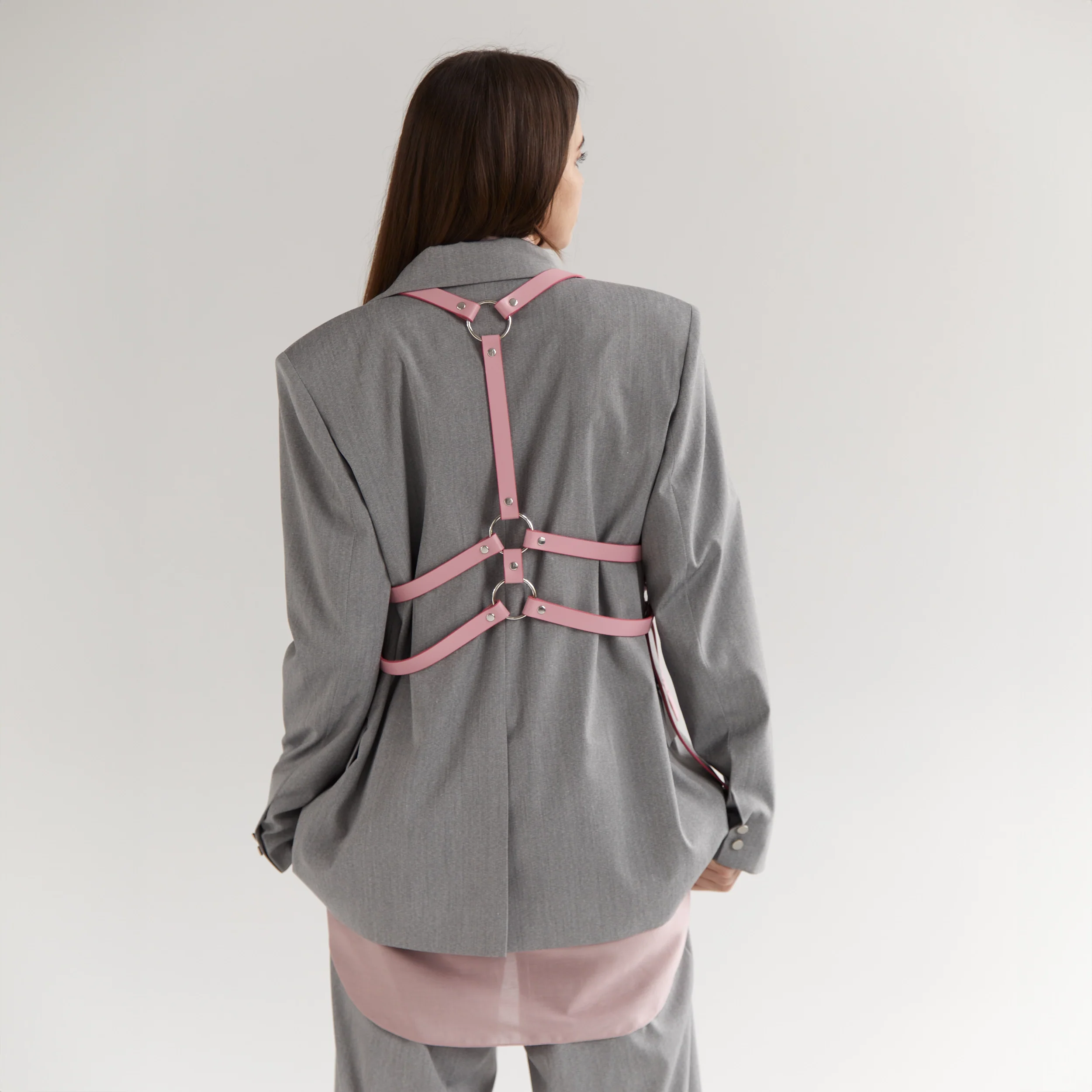 Leather Suspender Harness DOUBLE - Image 4