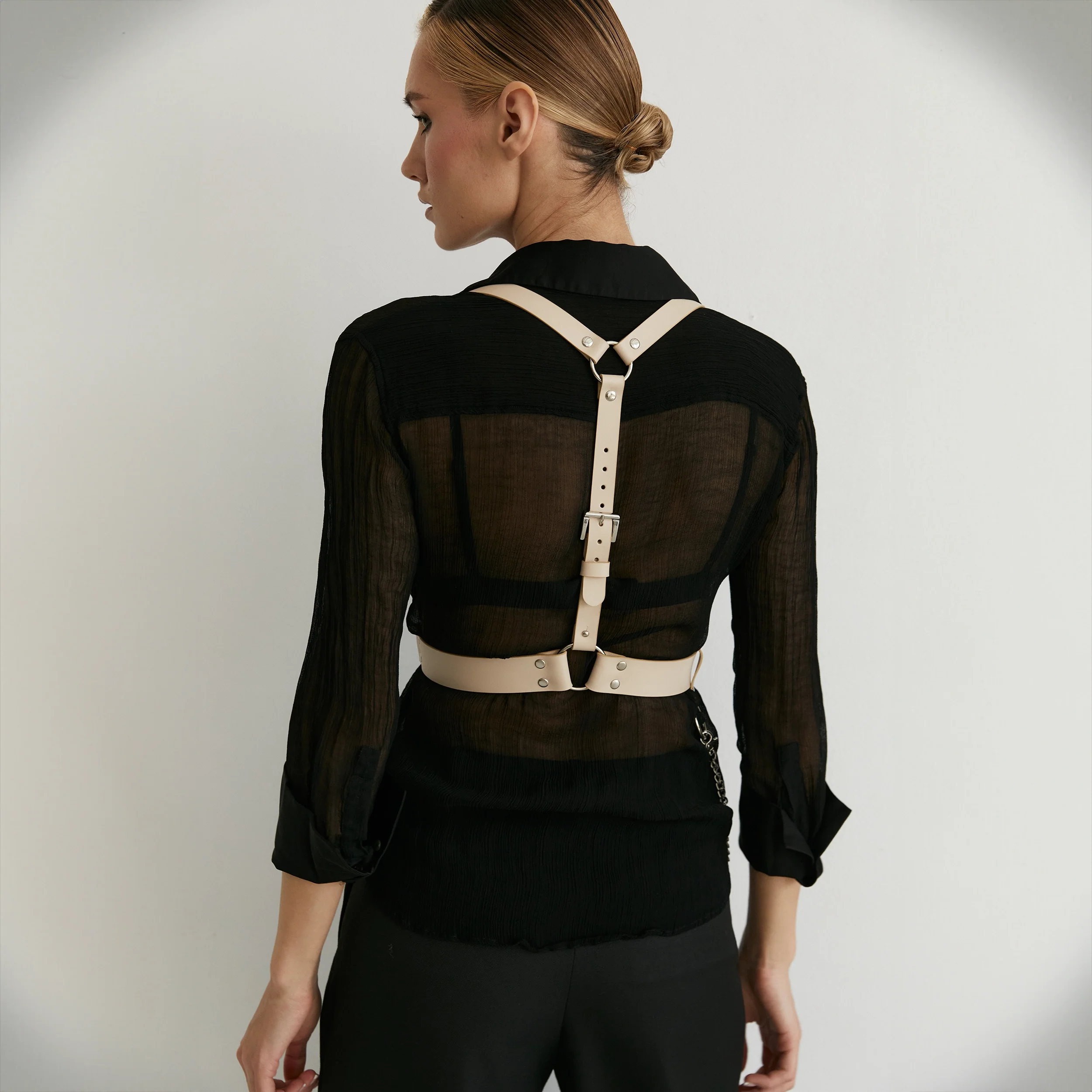Leather Suspender Harness ANNA - Image 7