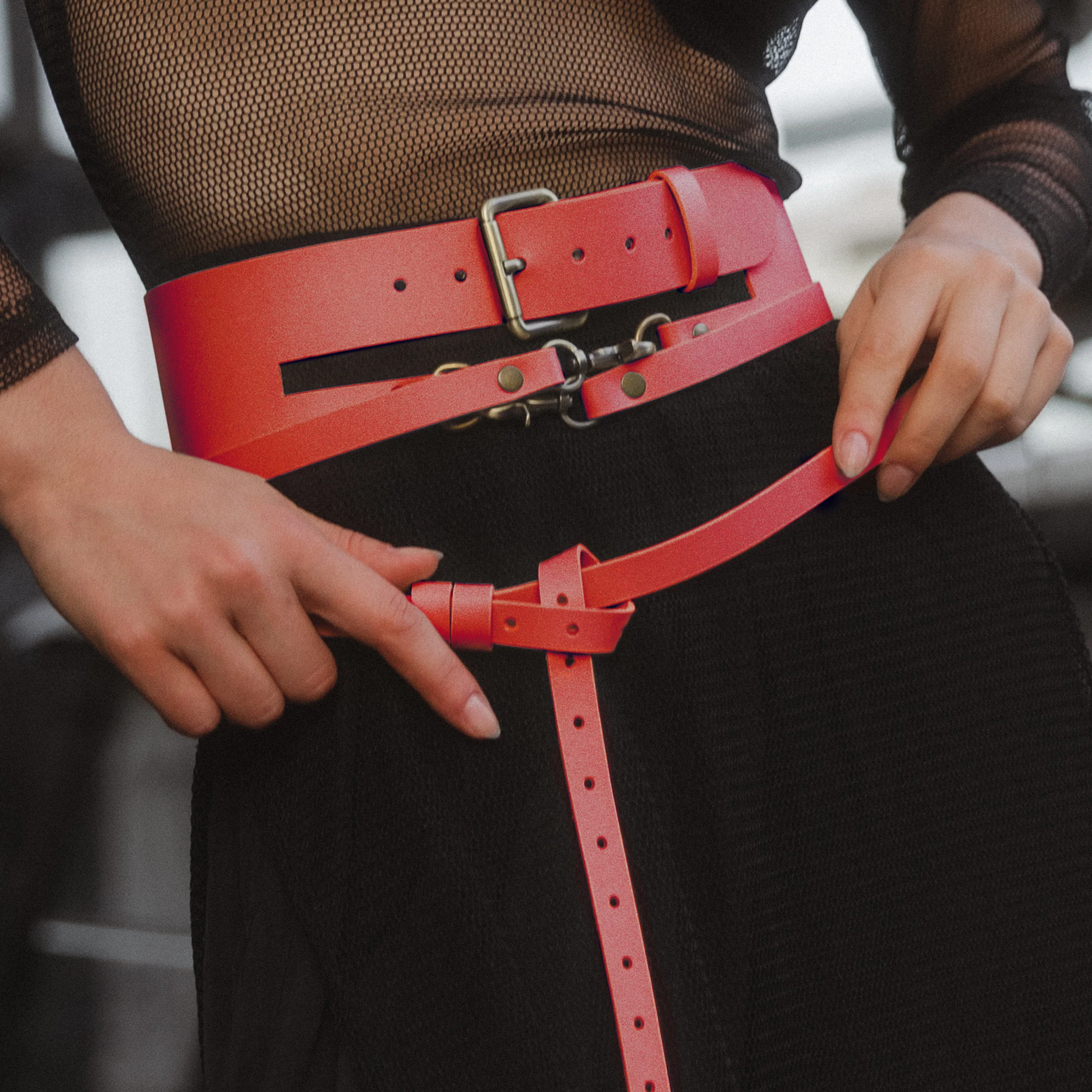 Leather Transformer Harness Belt AVE - Image 15