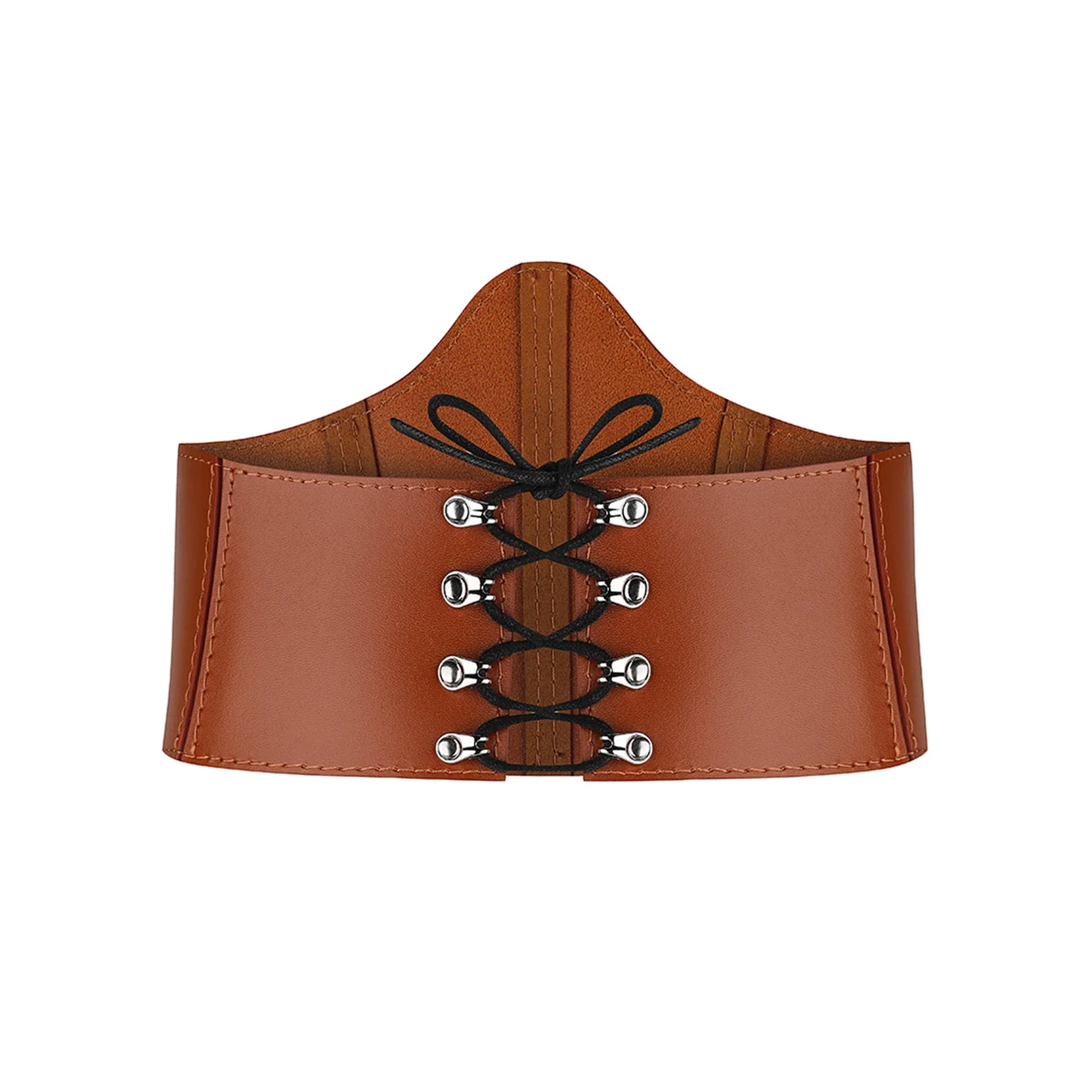 Leather Underbust Corset Half MOON - Image 10