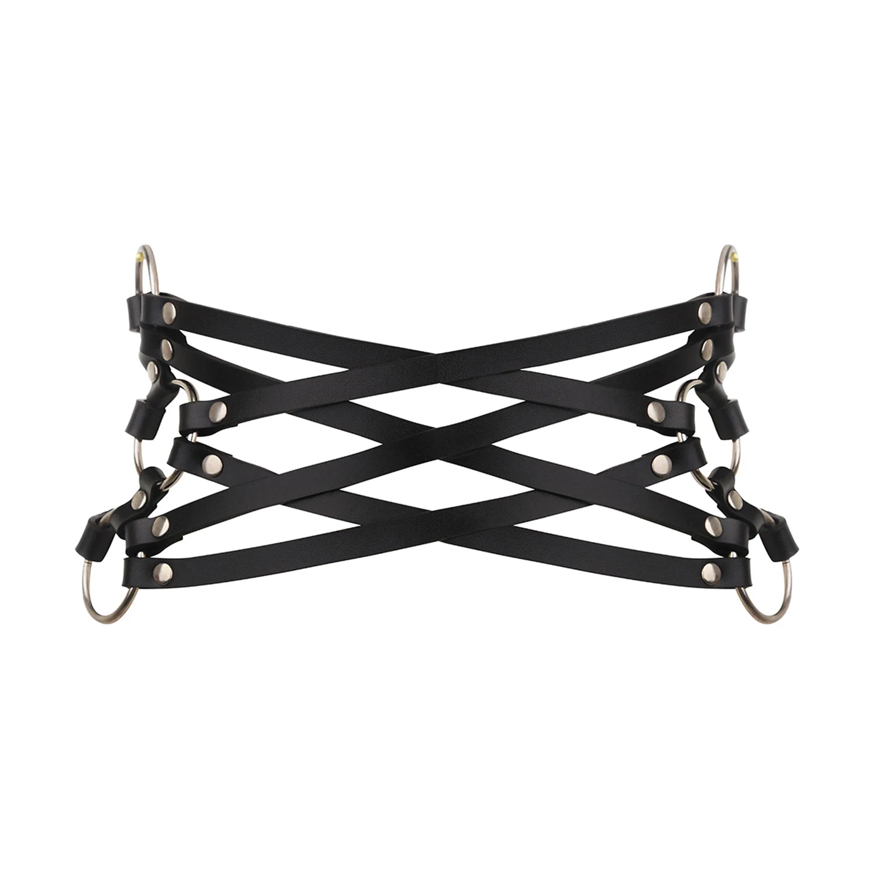 Leather Waist Cage Belt ELARA - Image 11