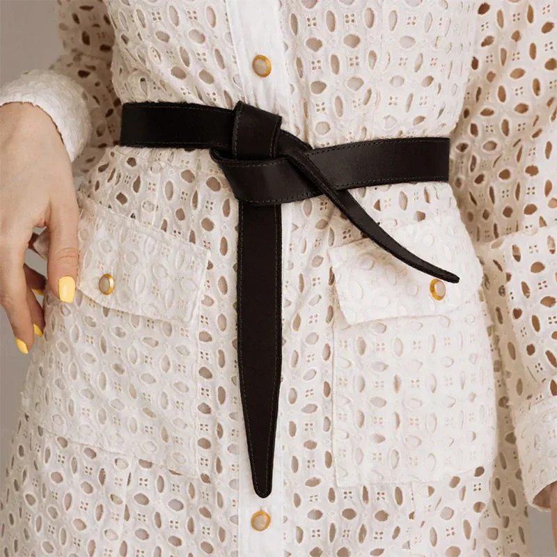Lecce Knotted Leather Belt SABEL - Image 12
