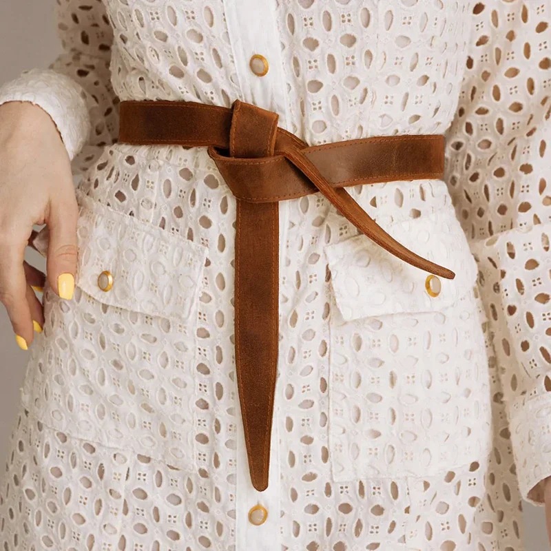 Lecce Knotted Leather Belt SABEL - Image 13
