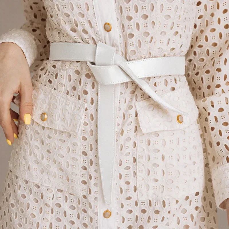 Lecce Knotted Leather Belt SABEL - Image 15