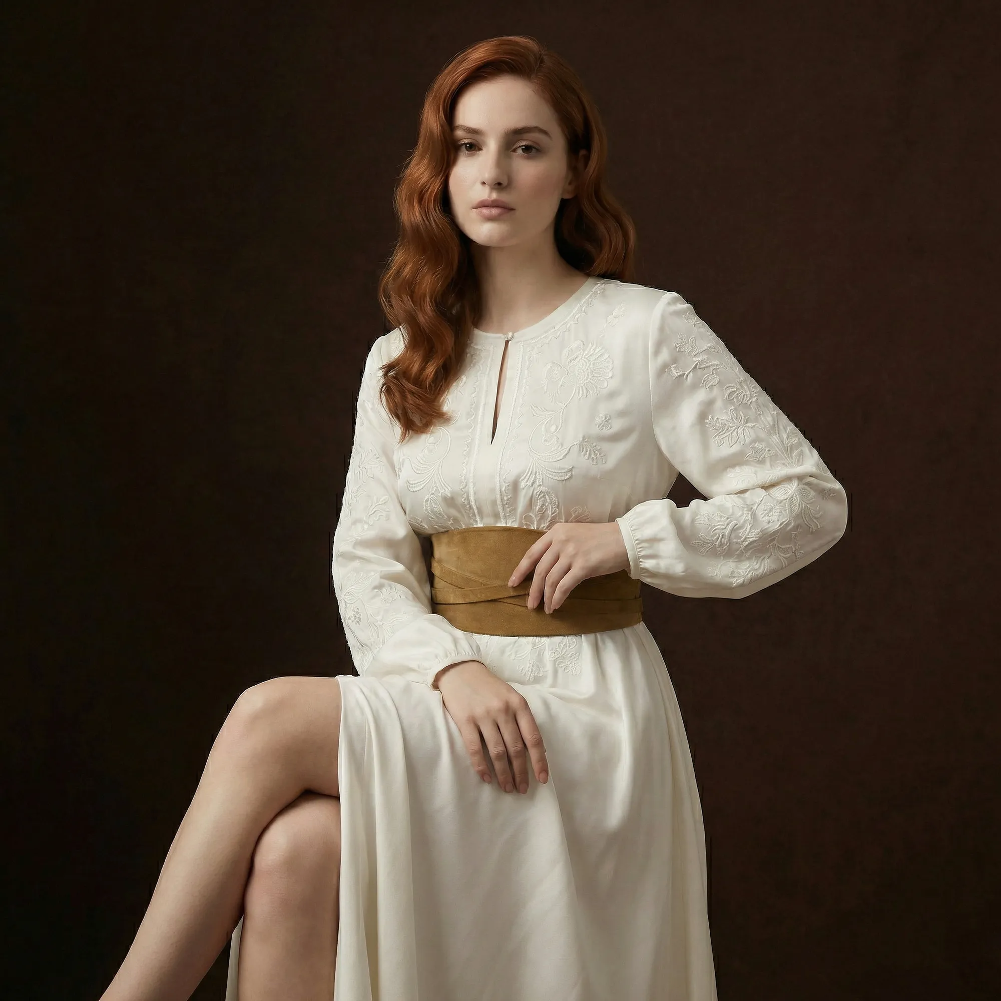 Suede Corset Belt TAILLE - Image 3